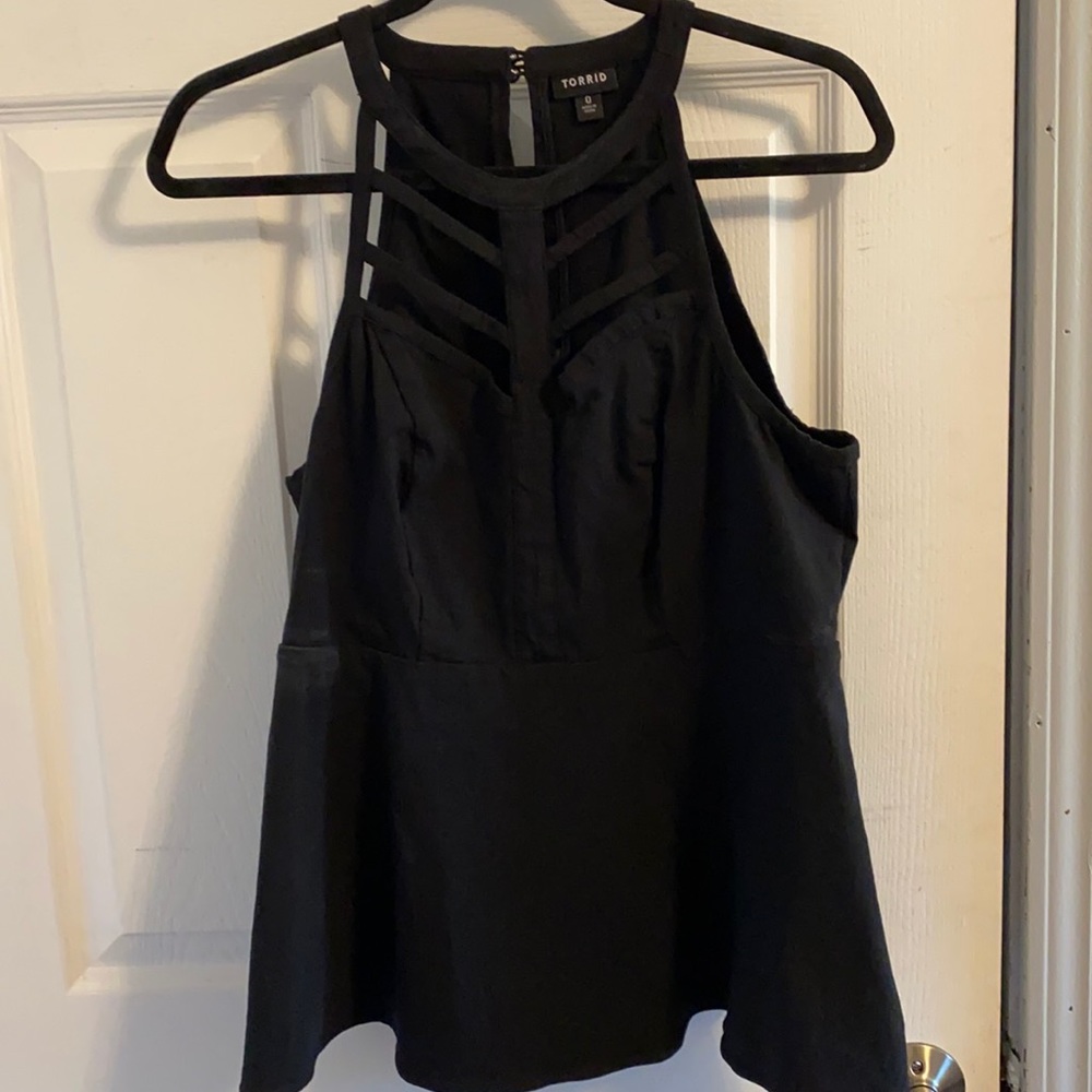 Black Caged Top